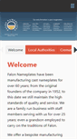 Mobile Screenshot of falon-nameplates.co.uk
